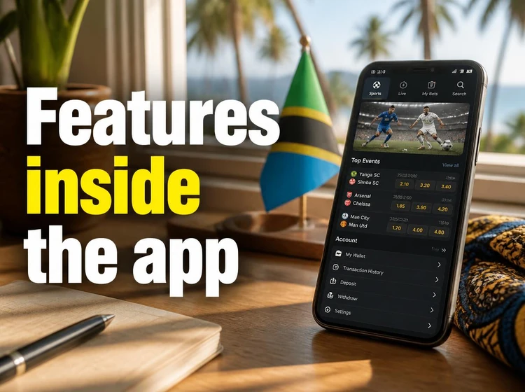 Features inside the app