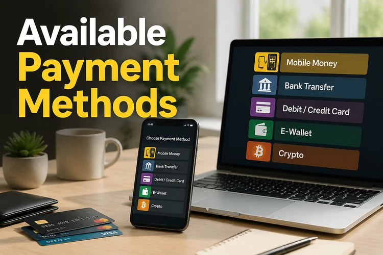 Available Payment Methods
